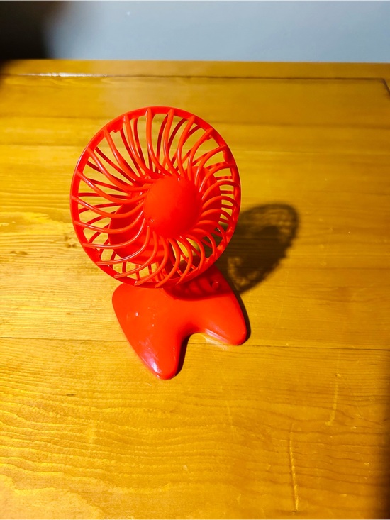 Other - 3 for $15 / Portable Red Desk Mini Fan - Compact Home Office Cooling